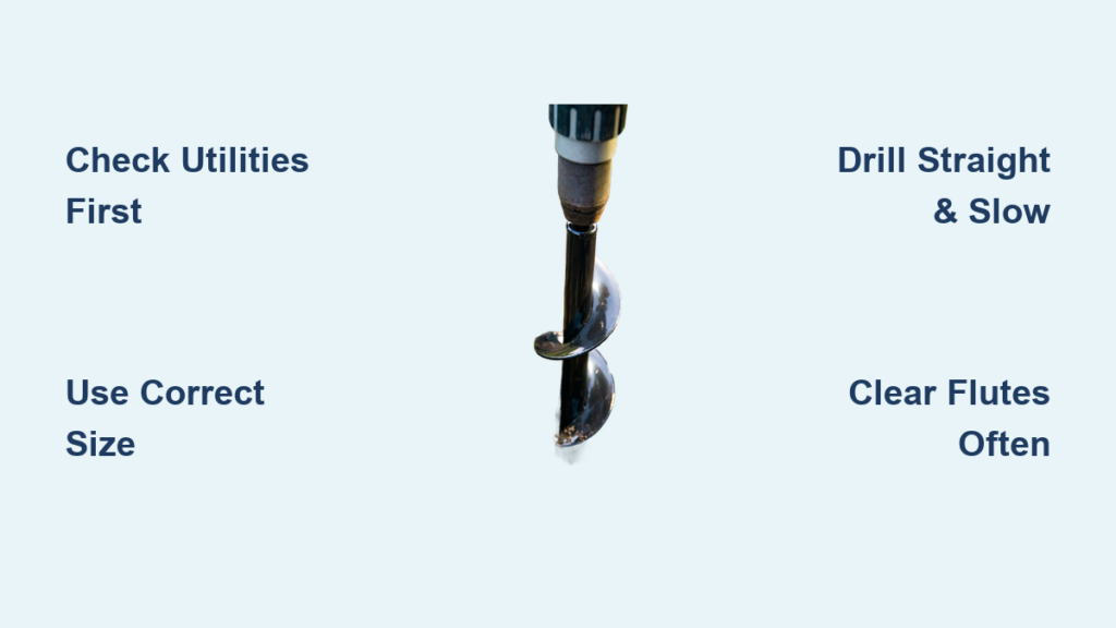 How to Use a Garden Auger: Easy Steps